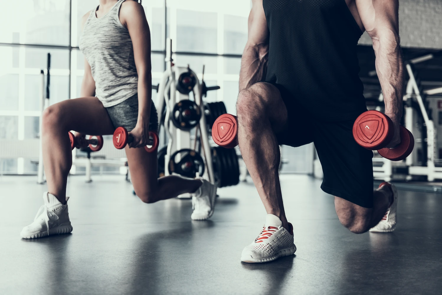Gym member showing improved physical strength and fitness.